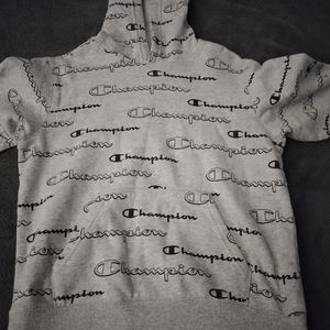 Champion hoodie. Kids size large